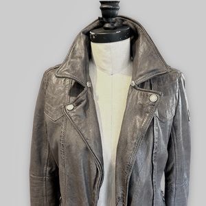 leather jacket women xs